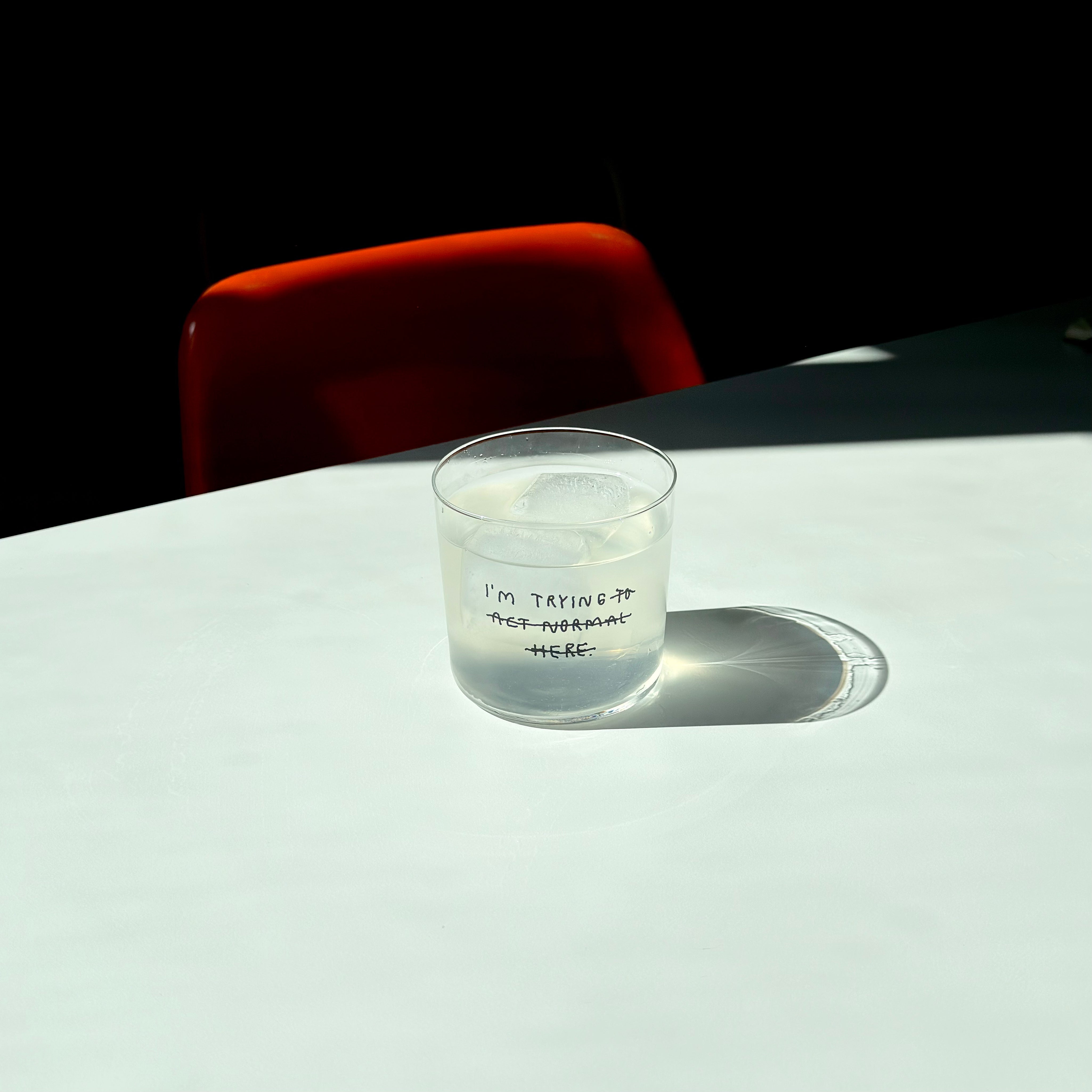 glas - trying to act normal