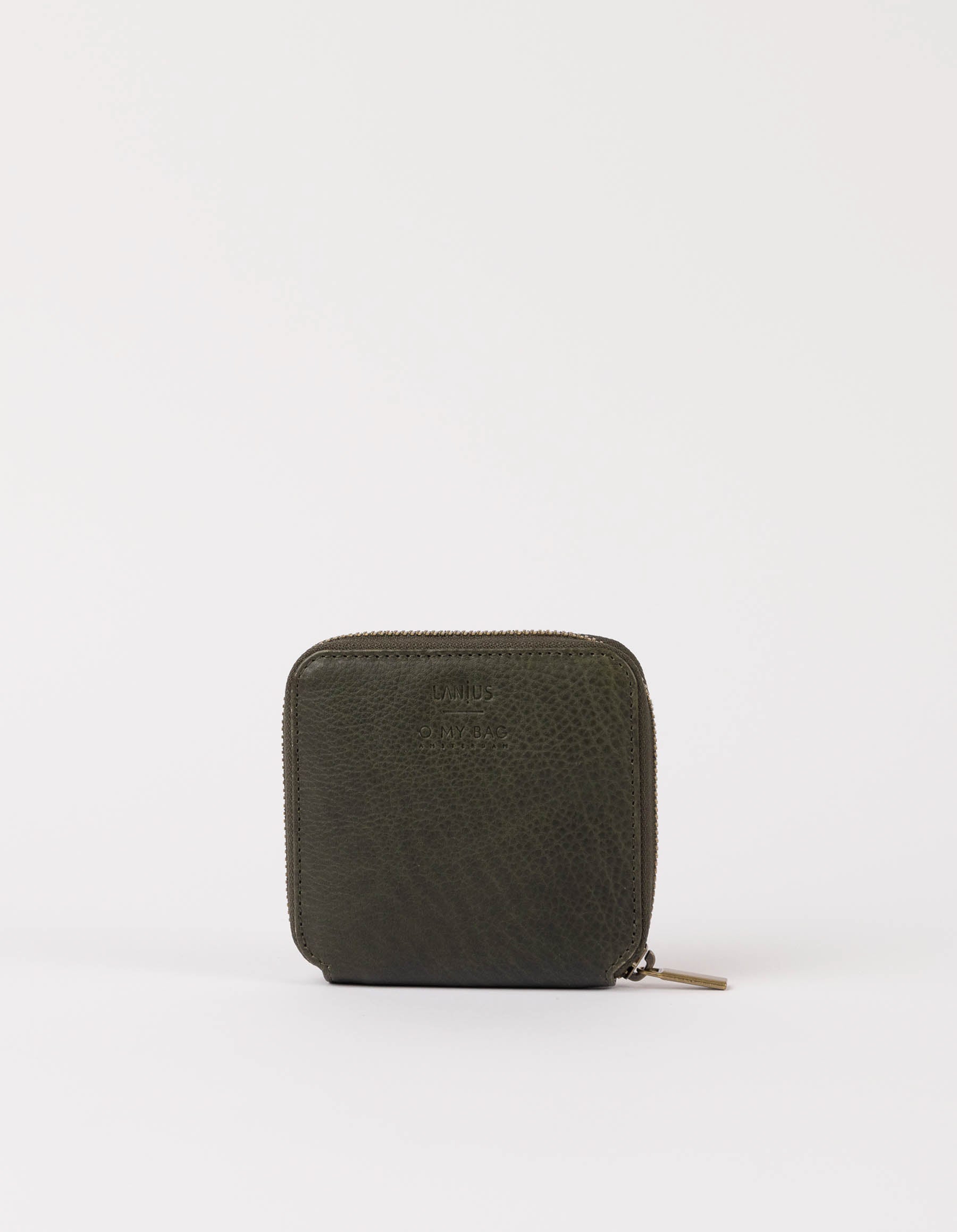 Sonny square wallet dark olive - Lanius x O my bag