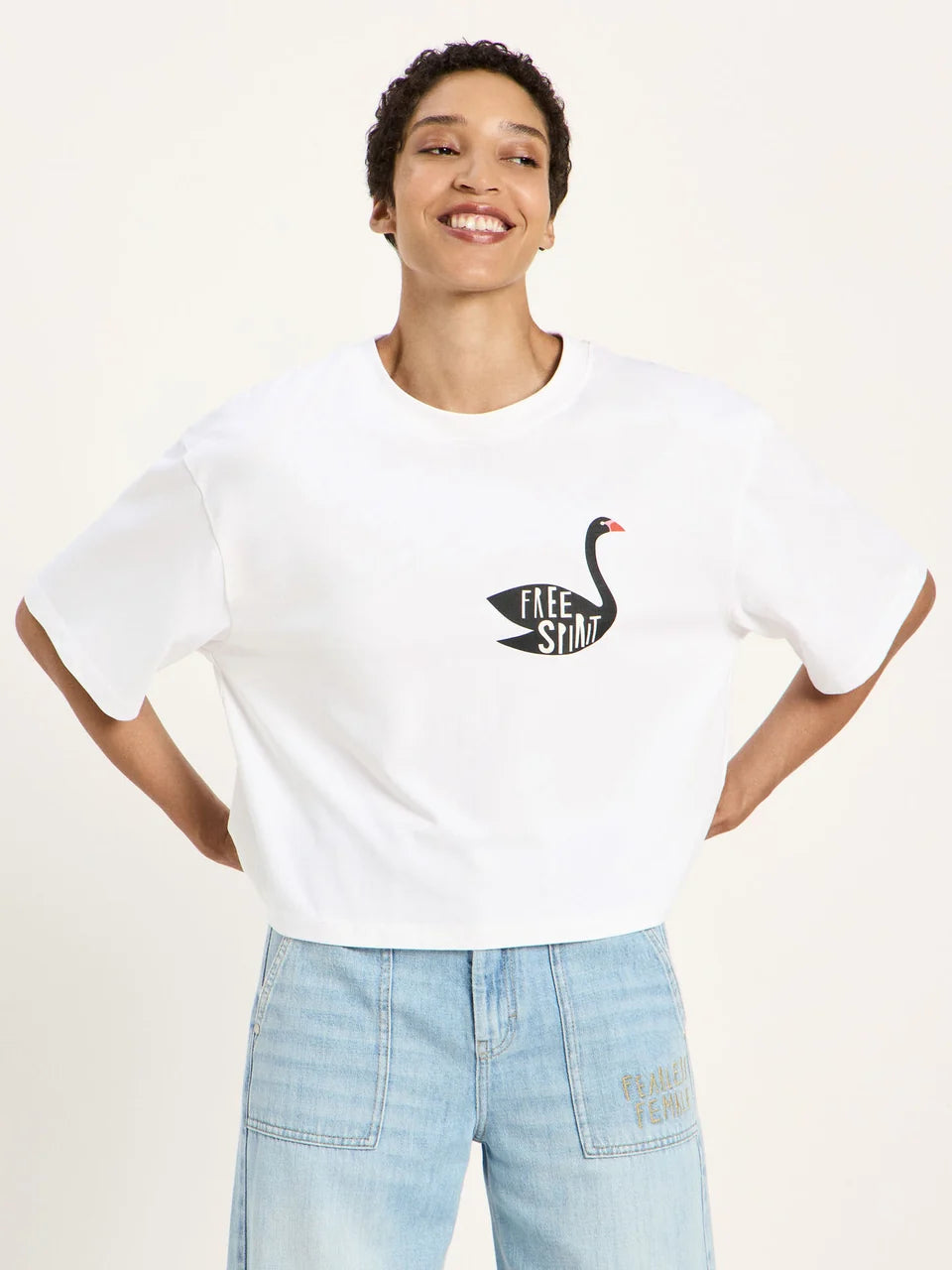 free spirit - oversized statement shirt
