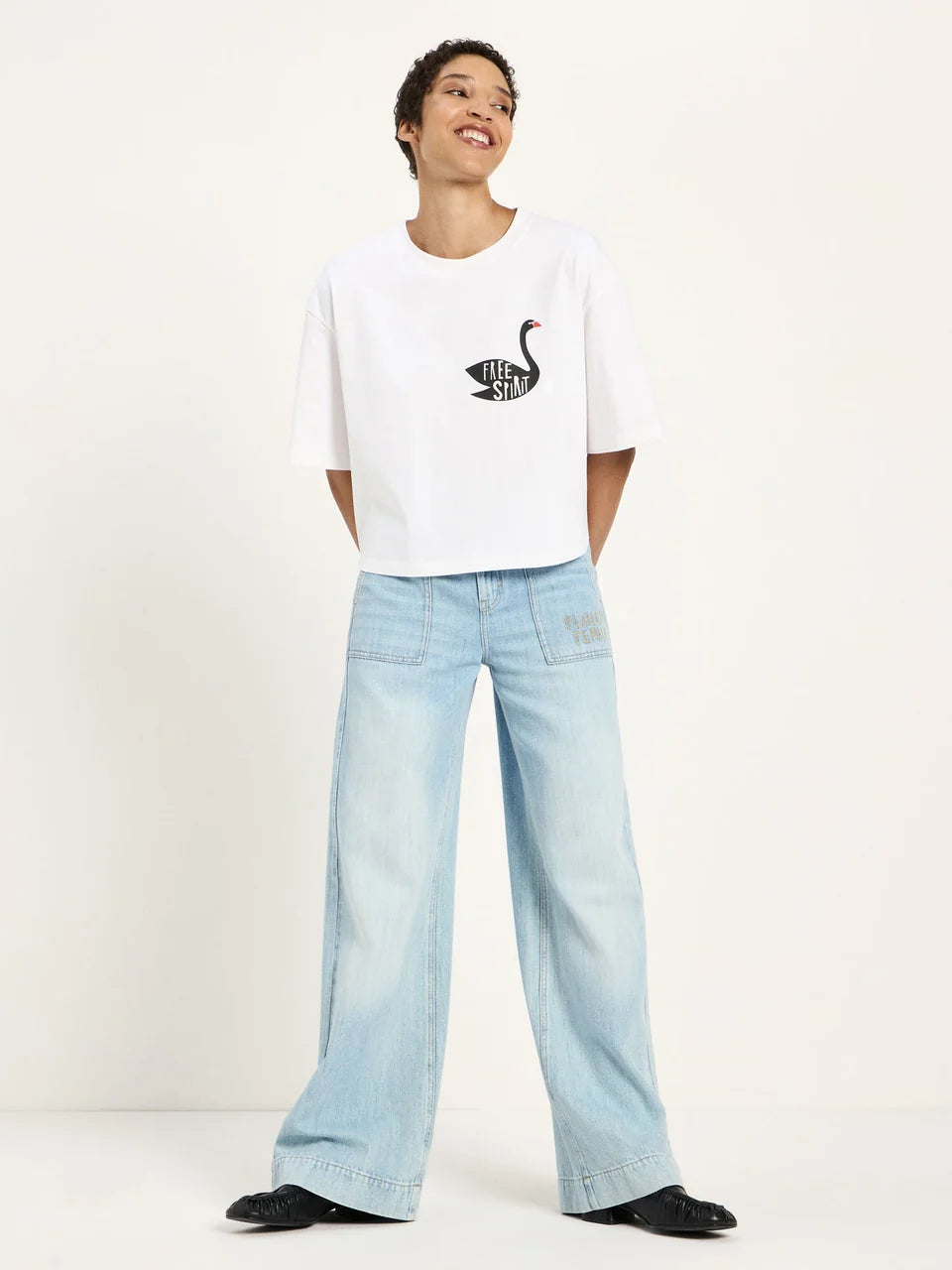 free spirit - oversized statement shirt