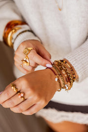 golden glow - armband
