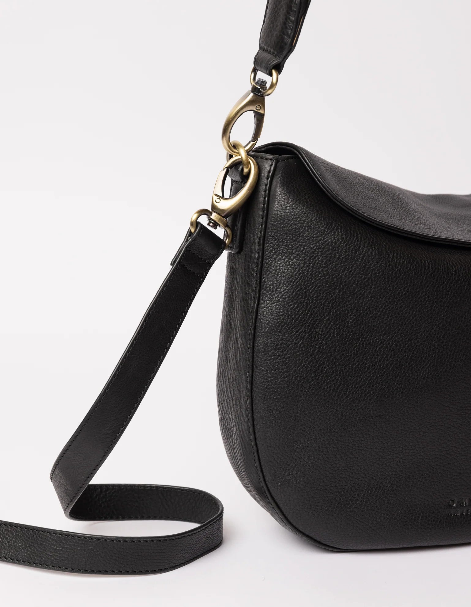 Lana - Black soft grain leather