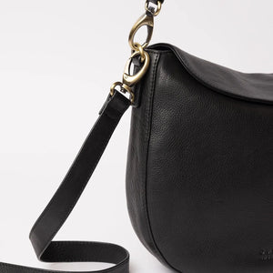 Lana - Black soft grain leather