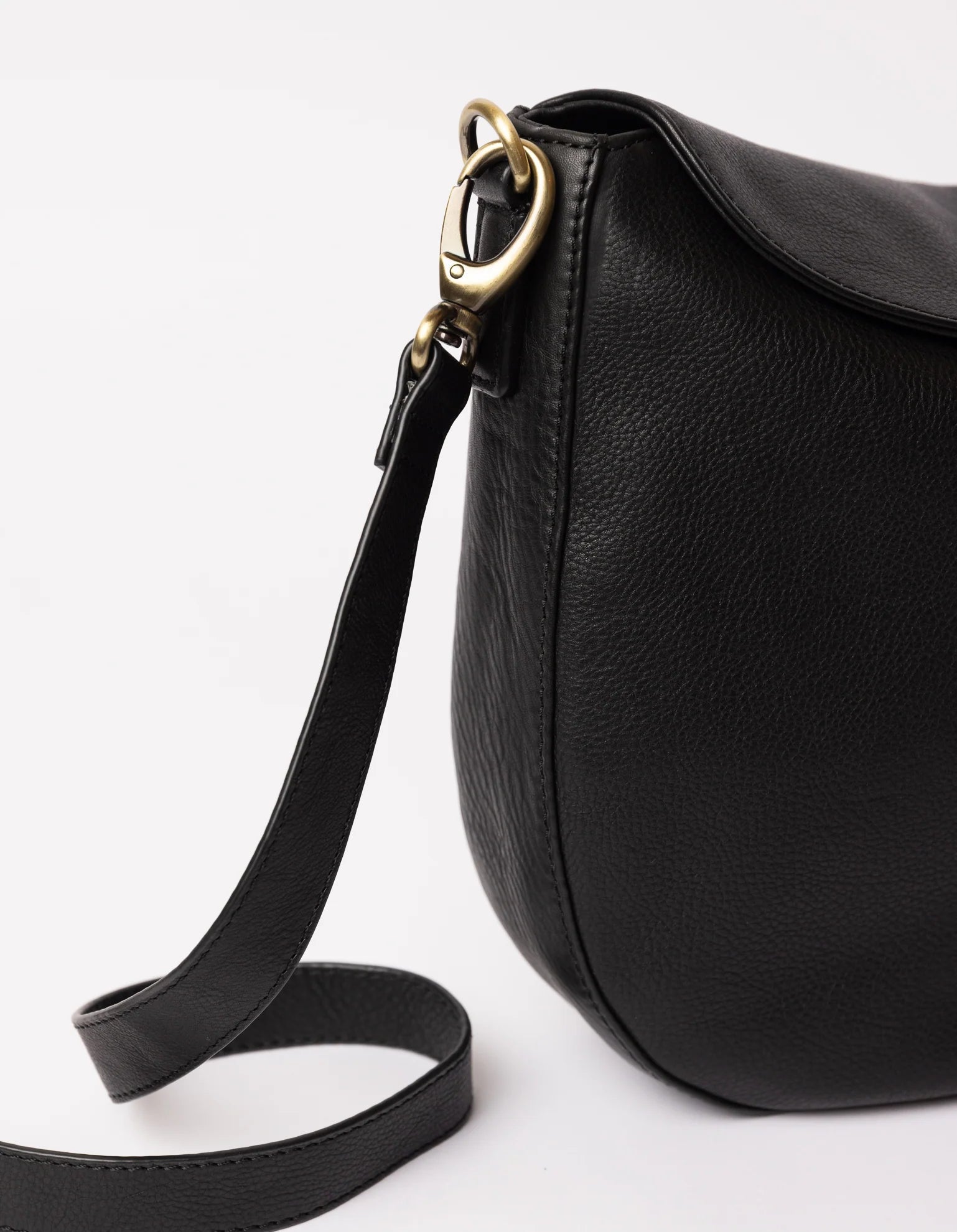 Lana - Black soft grain leather