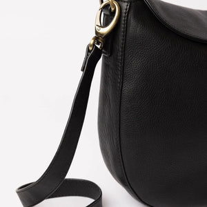 Lana - Black soft grain leather