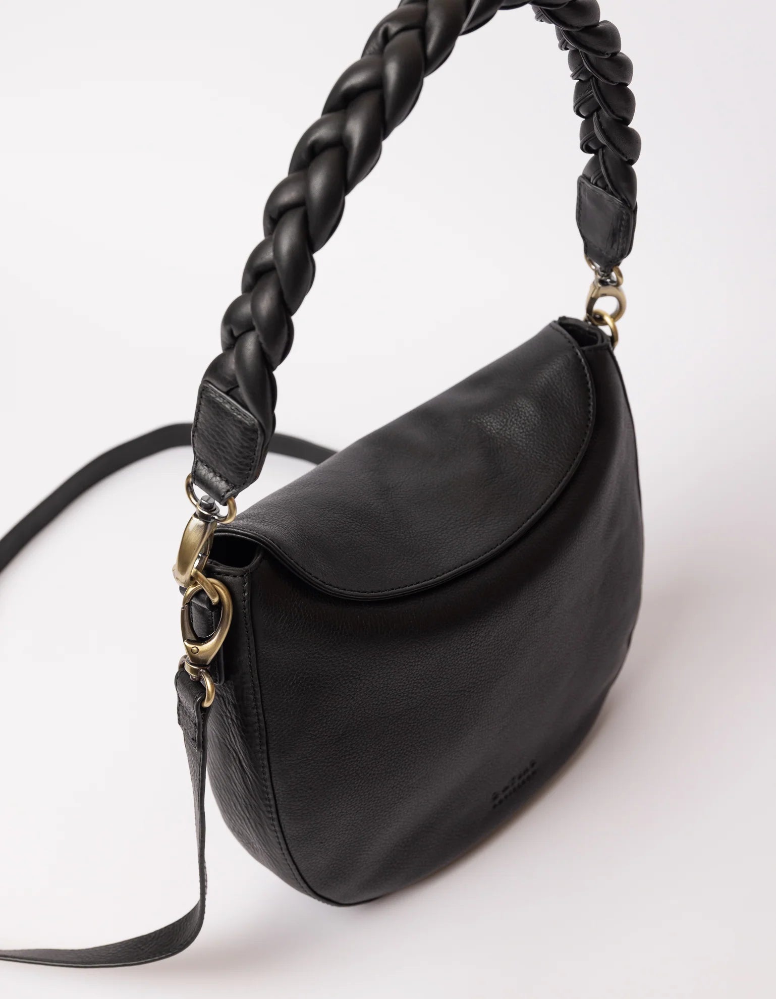 Lana - Black soft grain leather