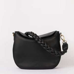 Lana - Black soft grain leather