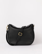 Lana - Black soft grain leather