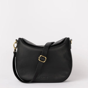 Lana - Black soft grain leather