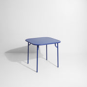 Week-end vierkante eettafel