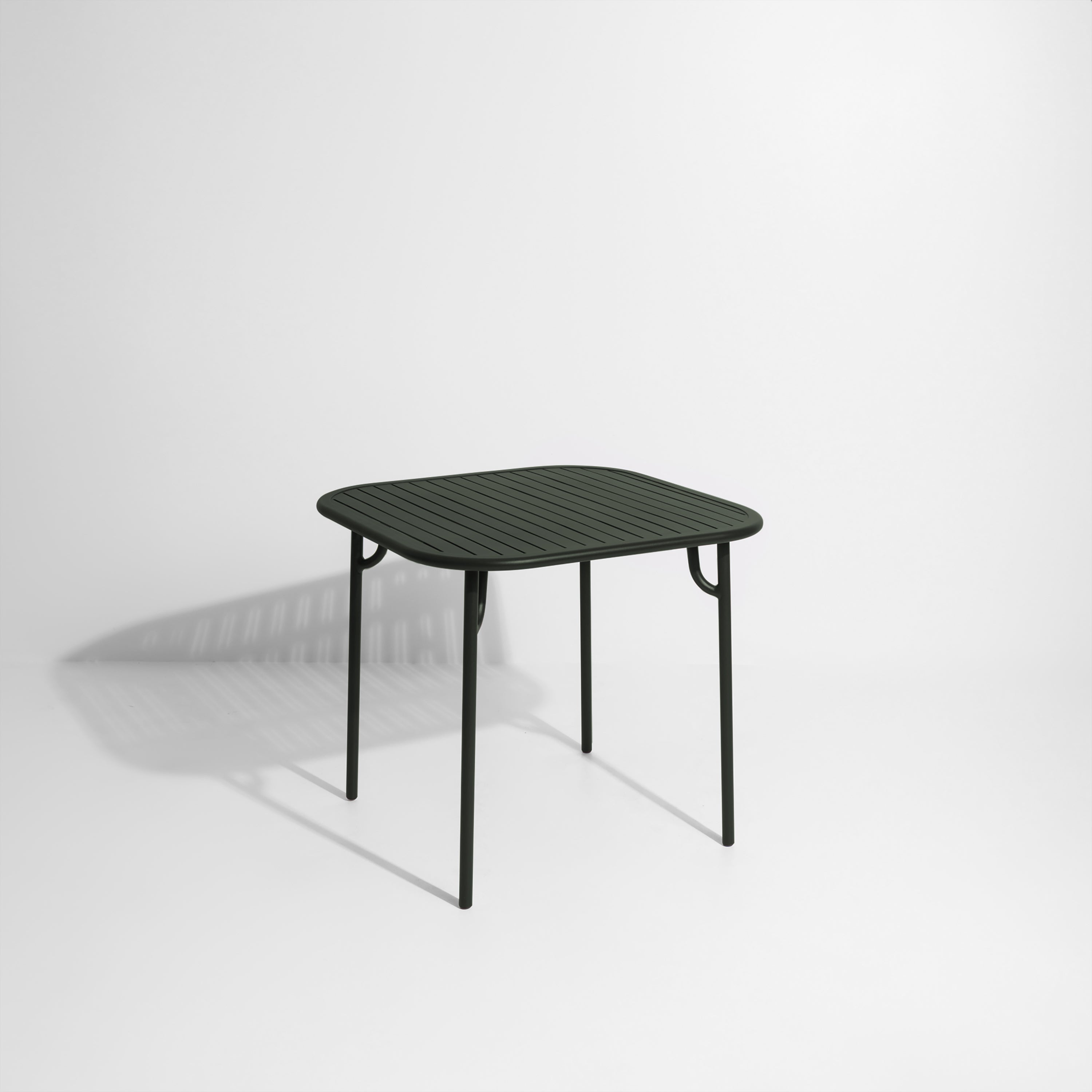 Week-end vierkante eettafel