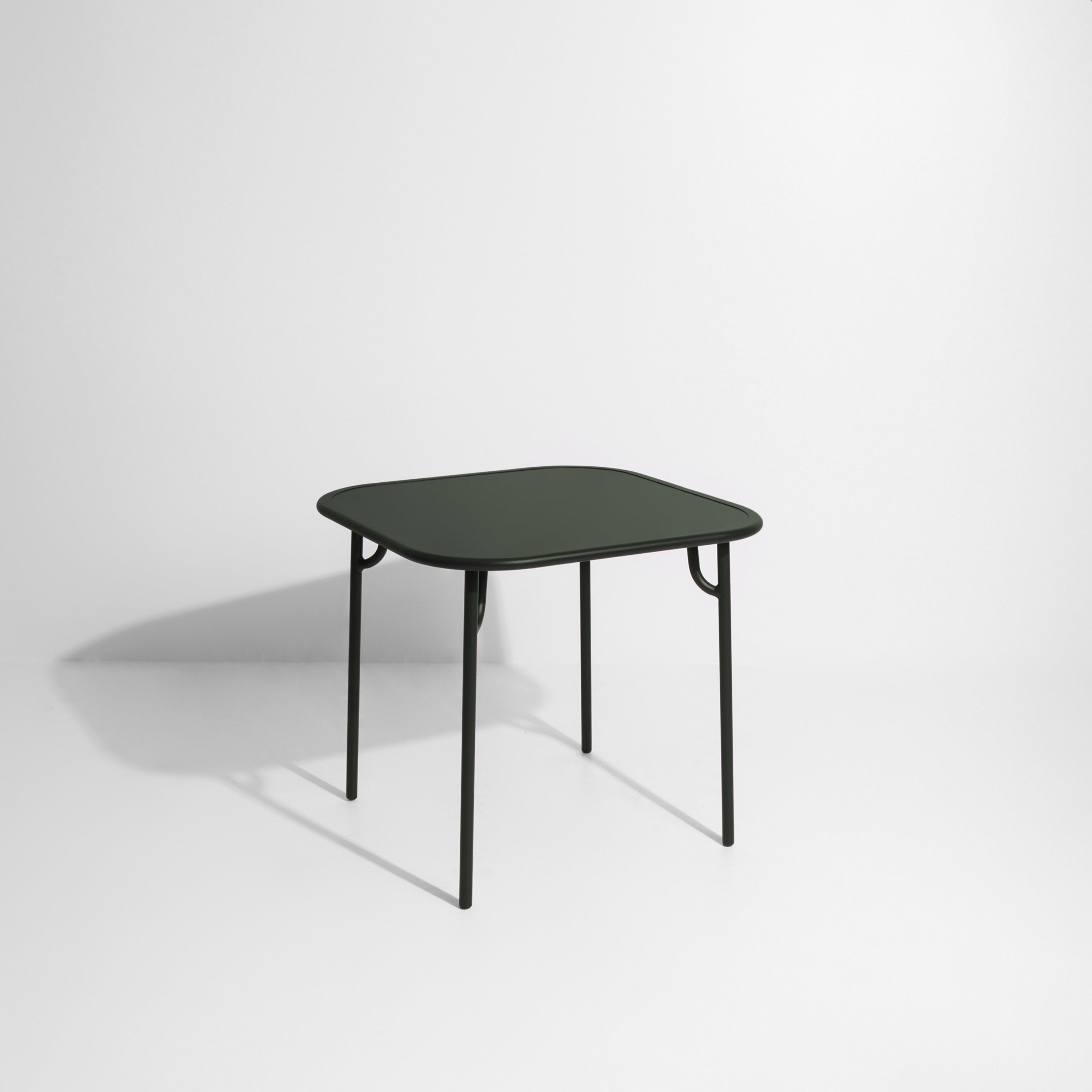 Week-end vierkante eettafel