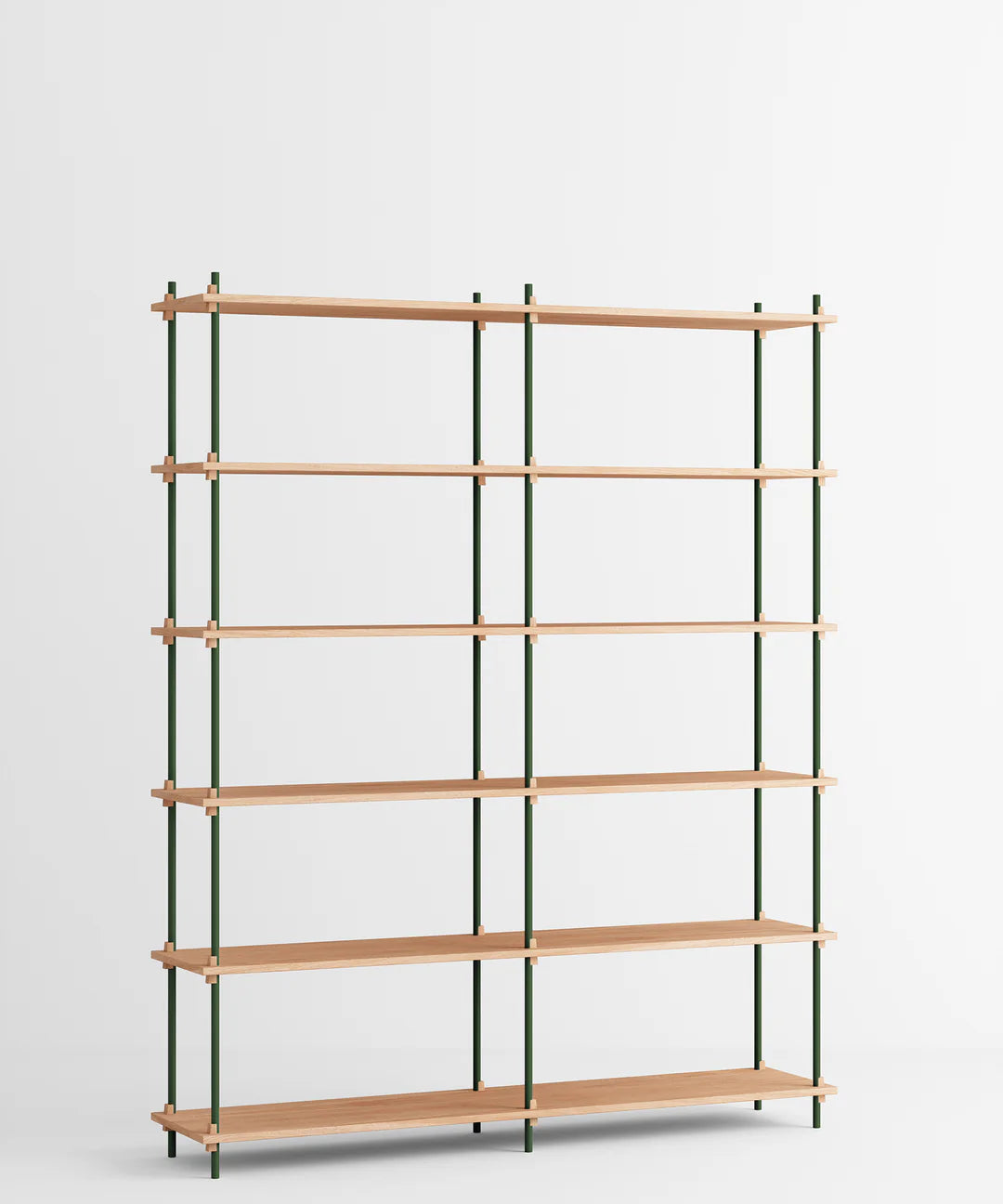 MOEBE_Shelving-System_PP_S.200.2.B_Oak_Pine-Green_Low-Res.webp