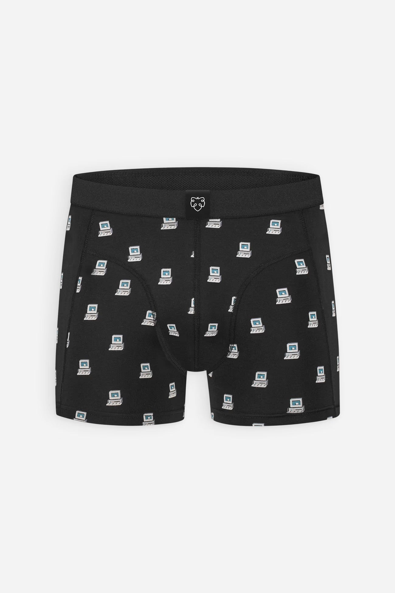 Black computer boxer brief