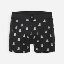 Afbeelding in Gallery-weergave laden, Black computer boxer brief
