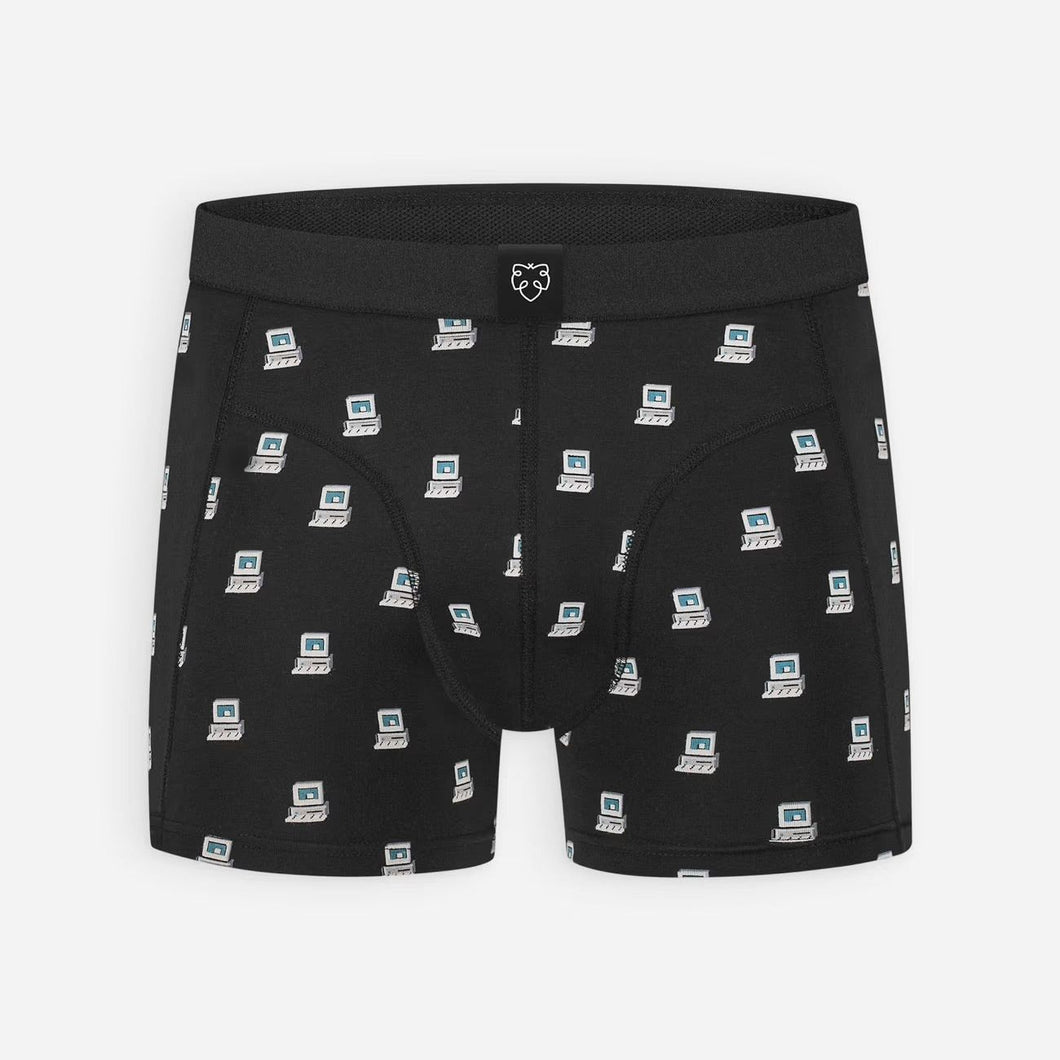 Black computer boxer brief