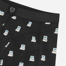 Afbeelding in Gallery-weergave laden, Black computer boxer brief
