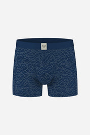 navy mountains boxer brief