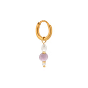 Oorbel - misty lilac hoop