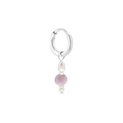 Oorbel - misty lilac hoop