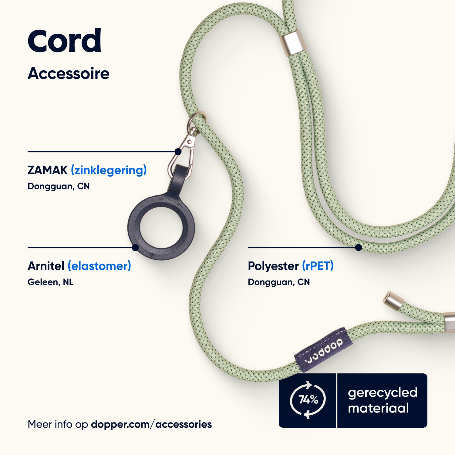 Dopper cord