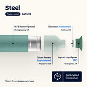 dopper steel - canopy green