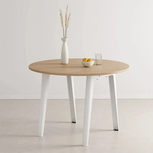 New modern ronde eettafel - eco-certified wood