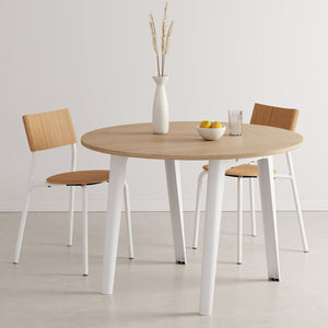 New modern ronde eettafel - eco-certified wood