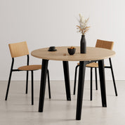 New modern ronde eettafel - eco-certified wood