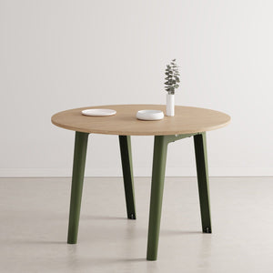 New modern ronde eettafel - eco-certified wood