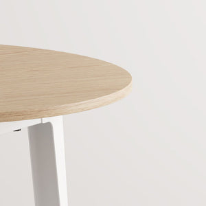 New modern ronde eettafel - eco-certified wood