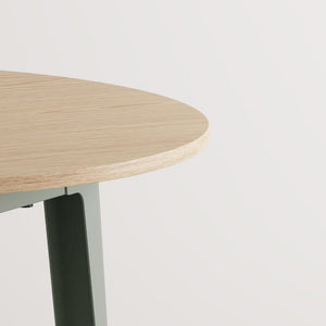 New modern ronde eettafel - eco-certified wood