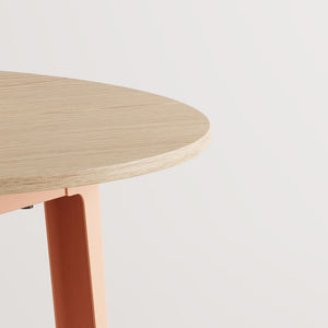 New modern ronde eettafel - eco-certified wood