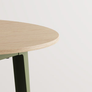 New modern ronde eettafel - eco-certified wood