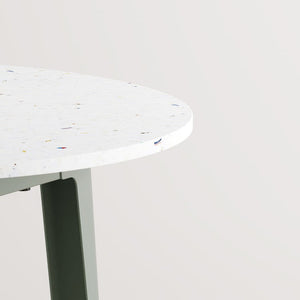 New modern ronde eettafel - Venezia recycled plastic