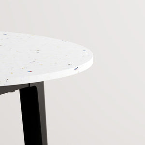 New modern ronde eettafel - Venezia recycled plastic