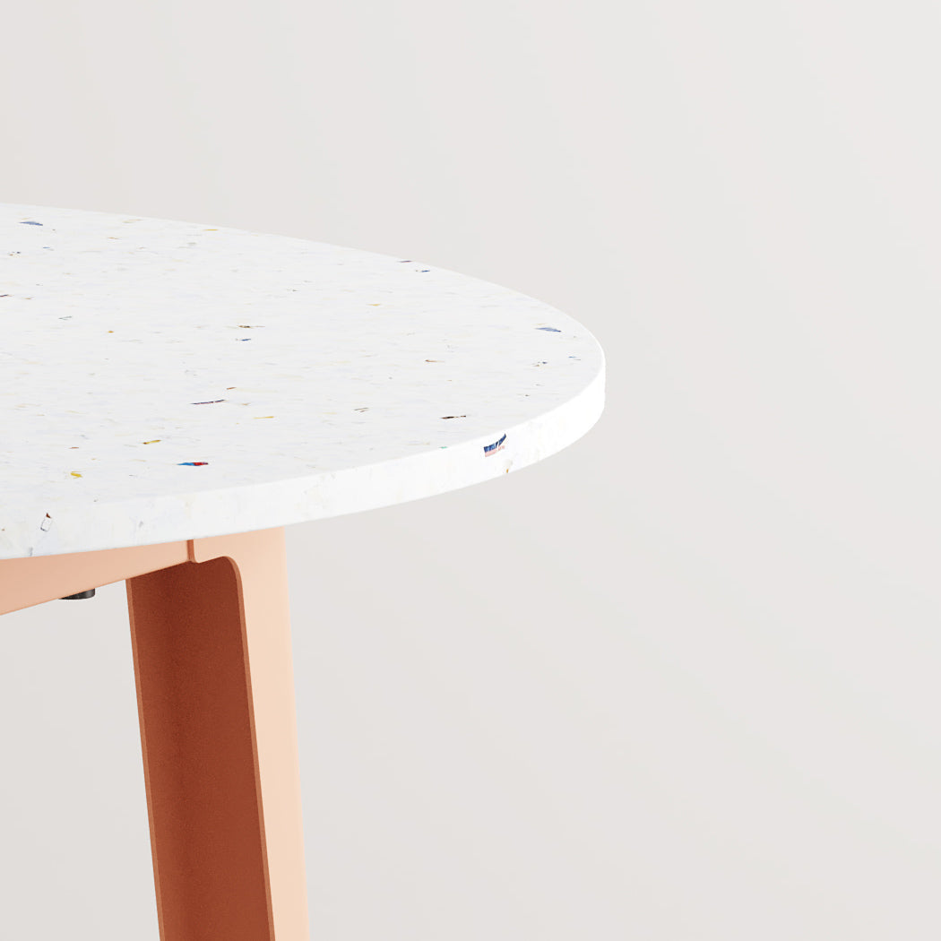 New modern ronde eettafel - Venezia recycled plastic