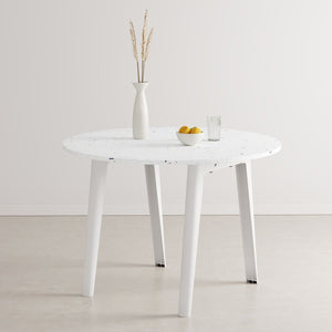 New modern ronde eettafel - Venezia recycled plastic