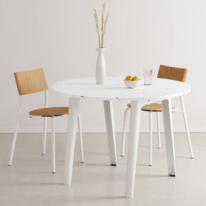 New modern ronde eettafel - Venezia recycled plastic