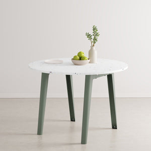 New modern ronde eettafel - Venezia recycled plastic