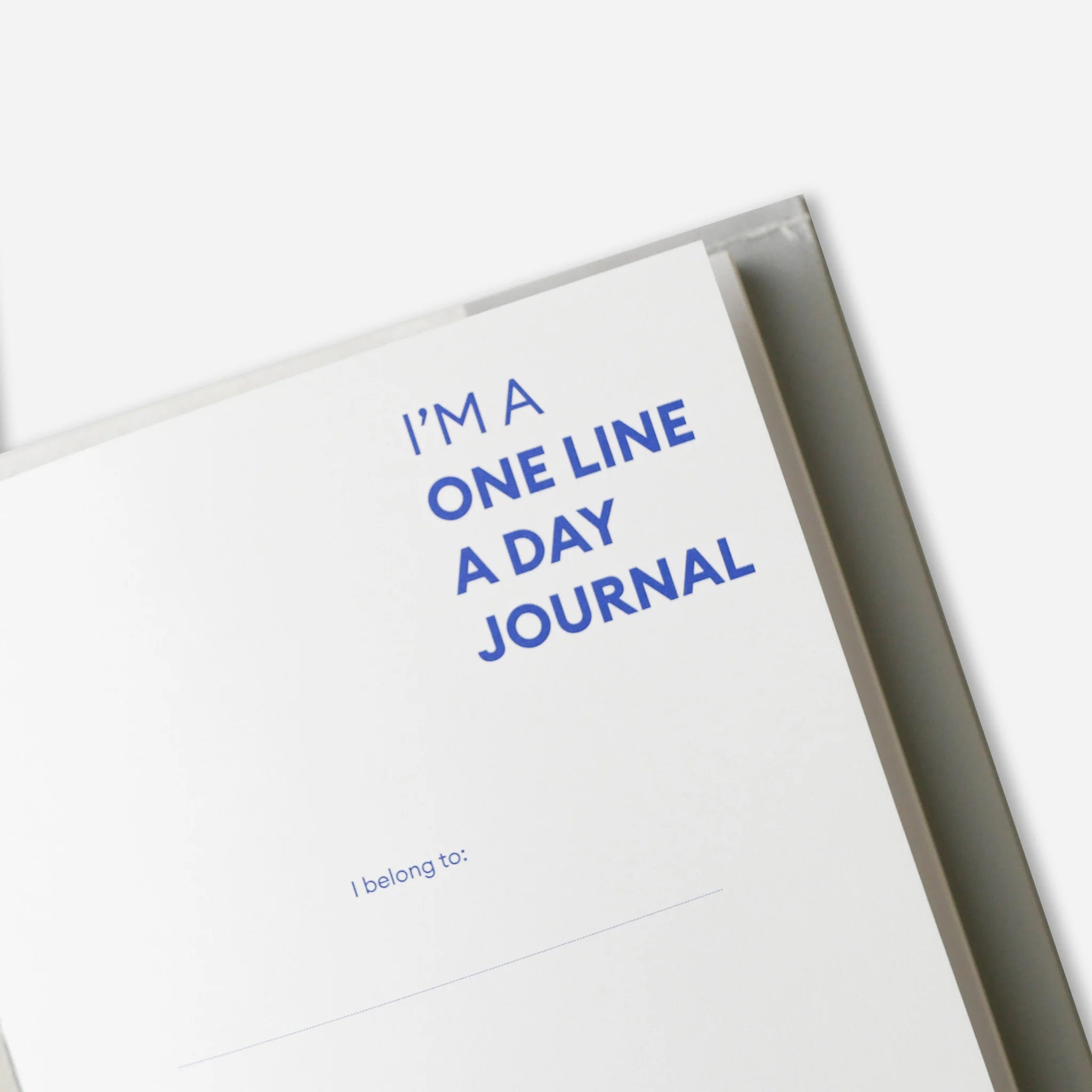 One line a day journal
