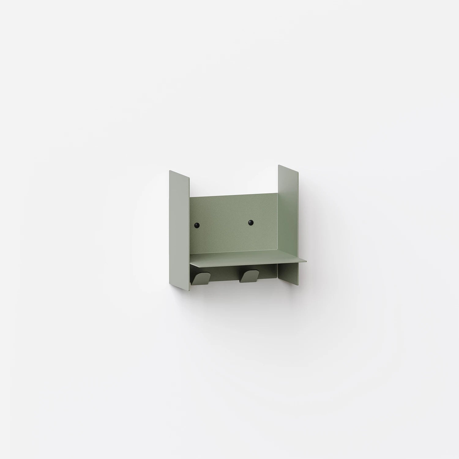 pli wall shelf with hooks