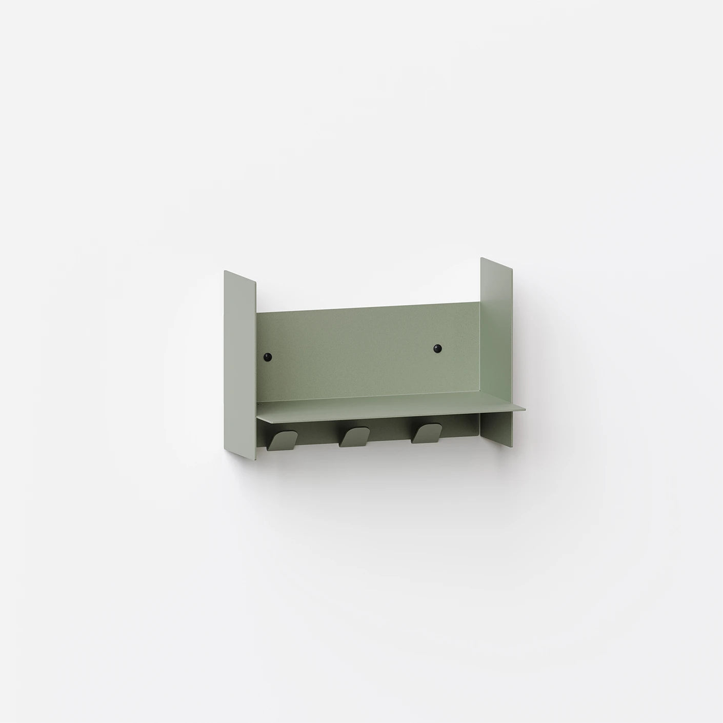 pli wall shelf with hooks