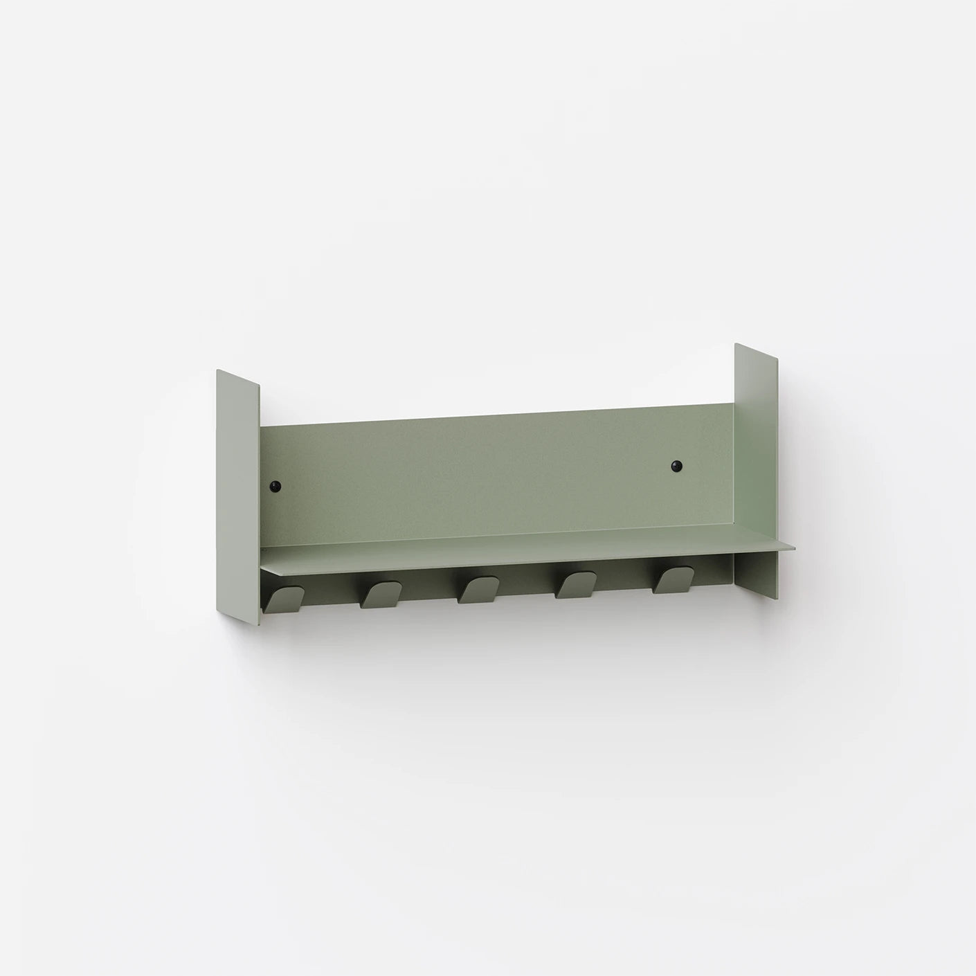 pli wall shelf with hooks