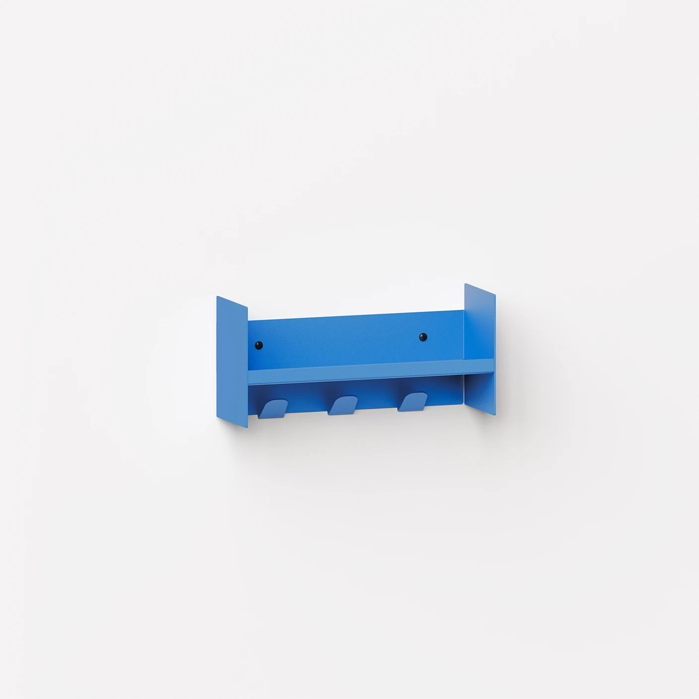 pli wall shelf with hooks - slim version