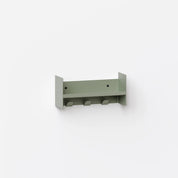 pli wall shelf with hooks - slim version