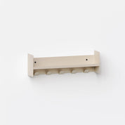 pli wall shelf with hooks - slim version