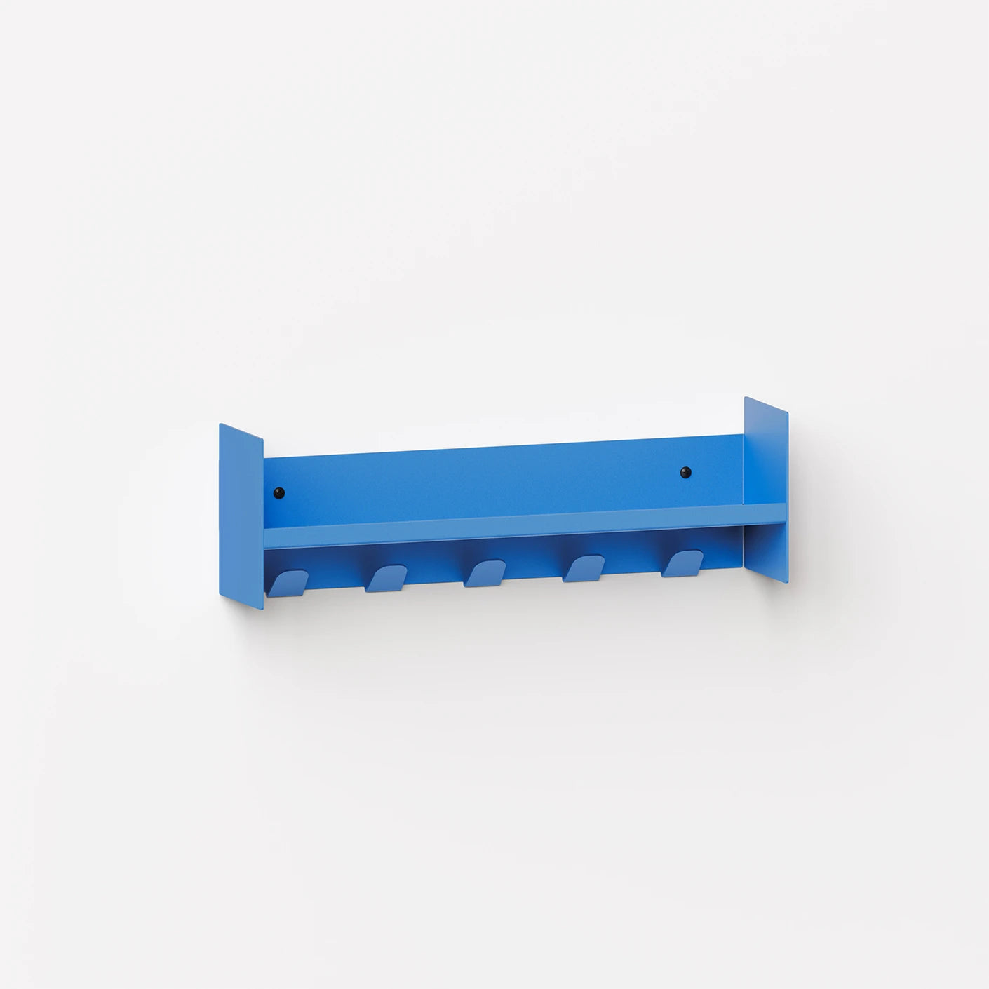 pli wall shelf with hooks - slim version