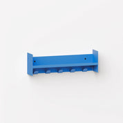 pli wall shelf with hooks - slim version