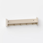 pli wall shelf with hooks - slim version